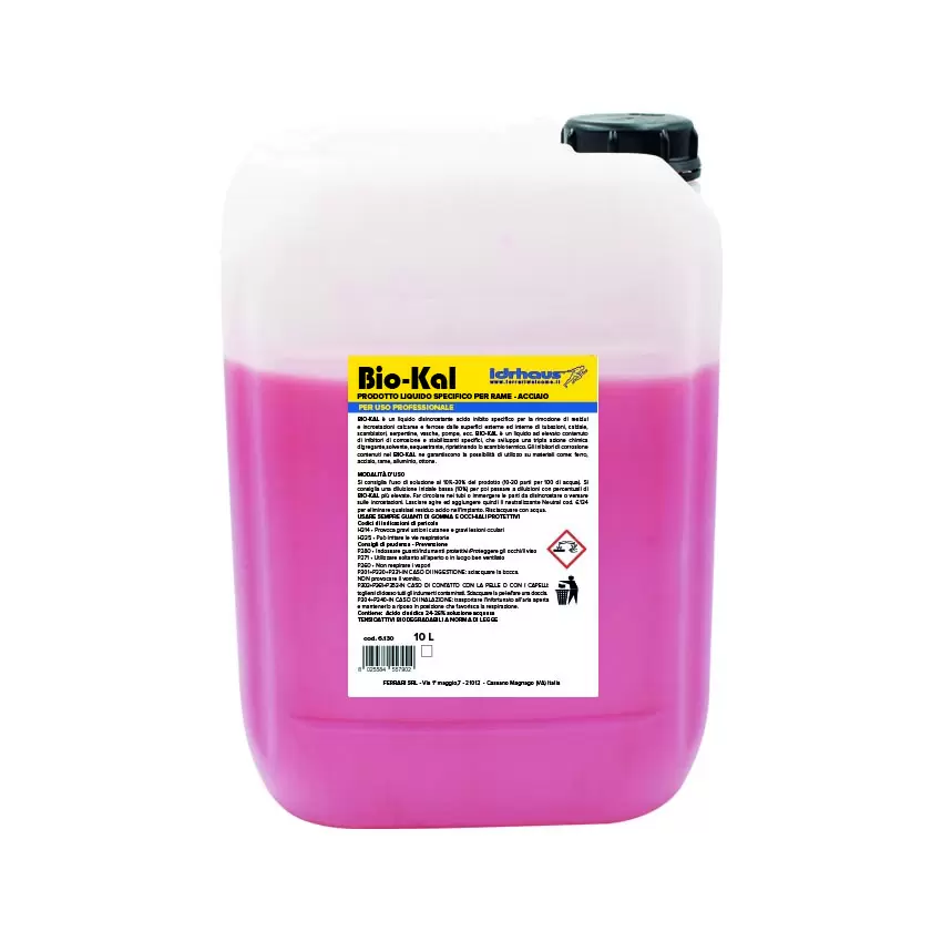 DISINCROSTANTE ACIDO CONCENTRATO PER SERPENTINE E SCAMBIATORI BIO-KAL