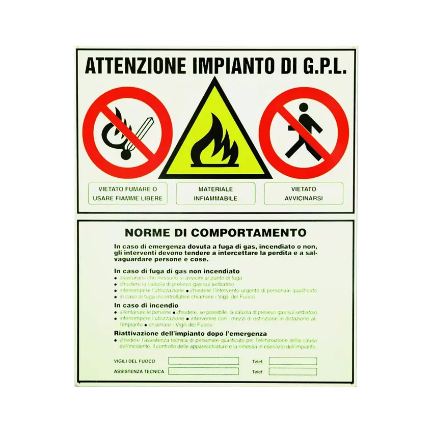 CARTELLO SEGNALETICA DI INFORMAZIONE