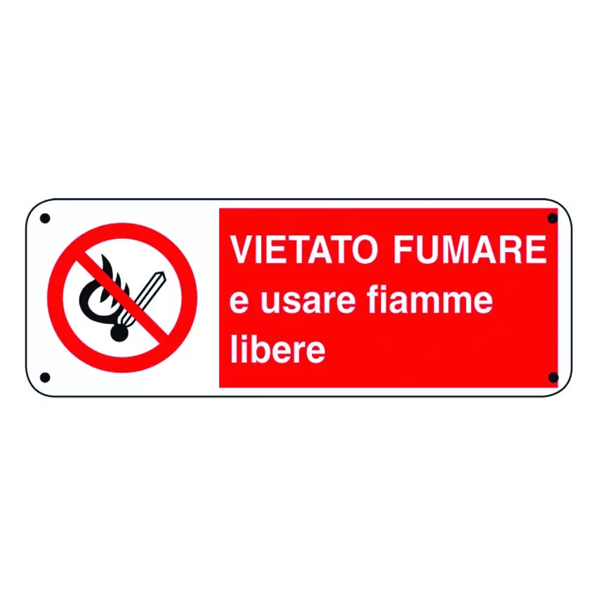 CARTELLO VIETATO FUMARE